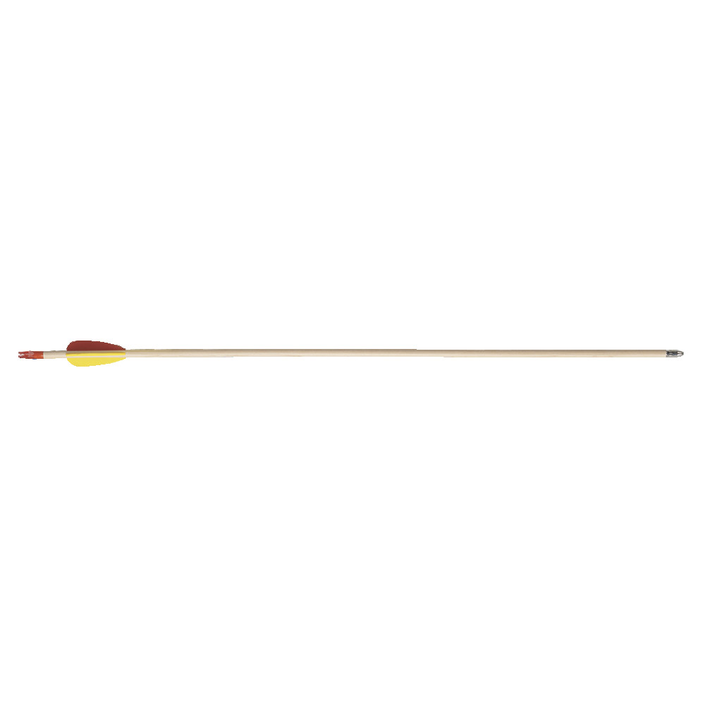 Man Kung flèche d'arc en bois pour tir à l'arc 28 pouces (Ø8mm)