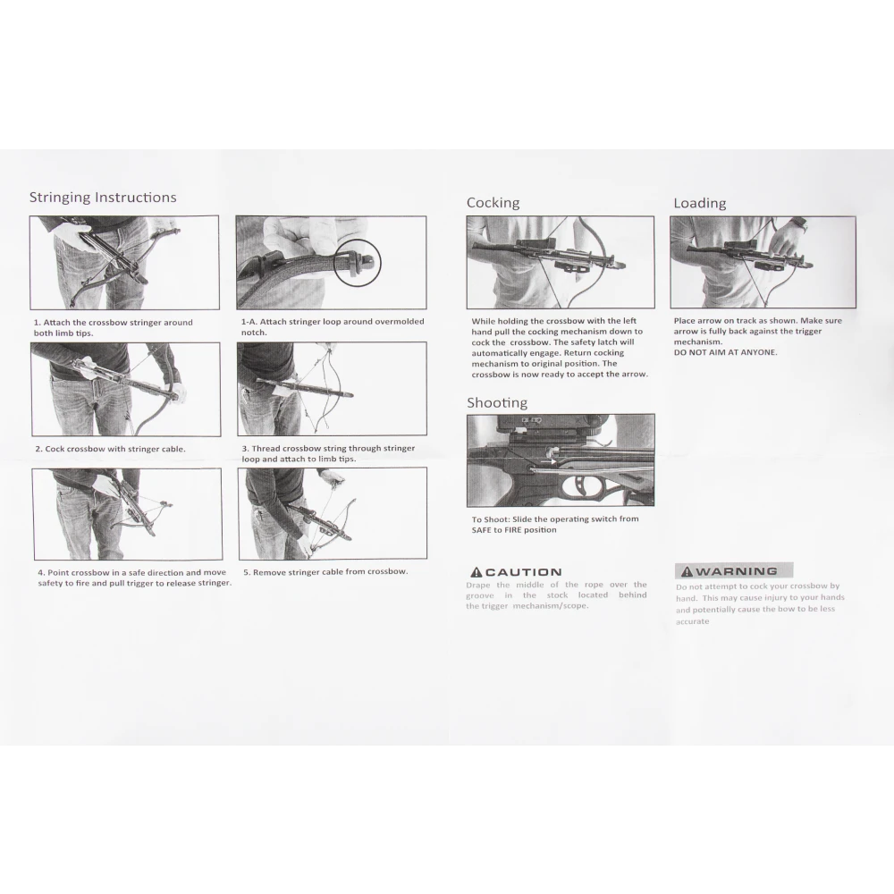 Man Kung MK-TCS1-SS fausse corde pour arbalète
